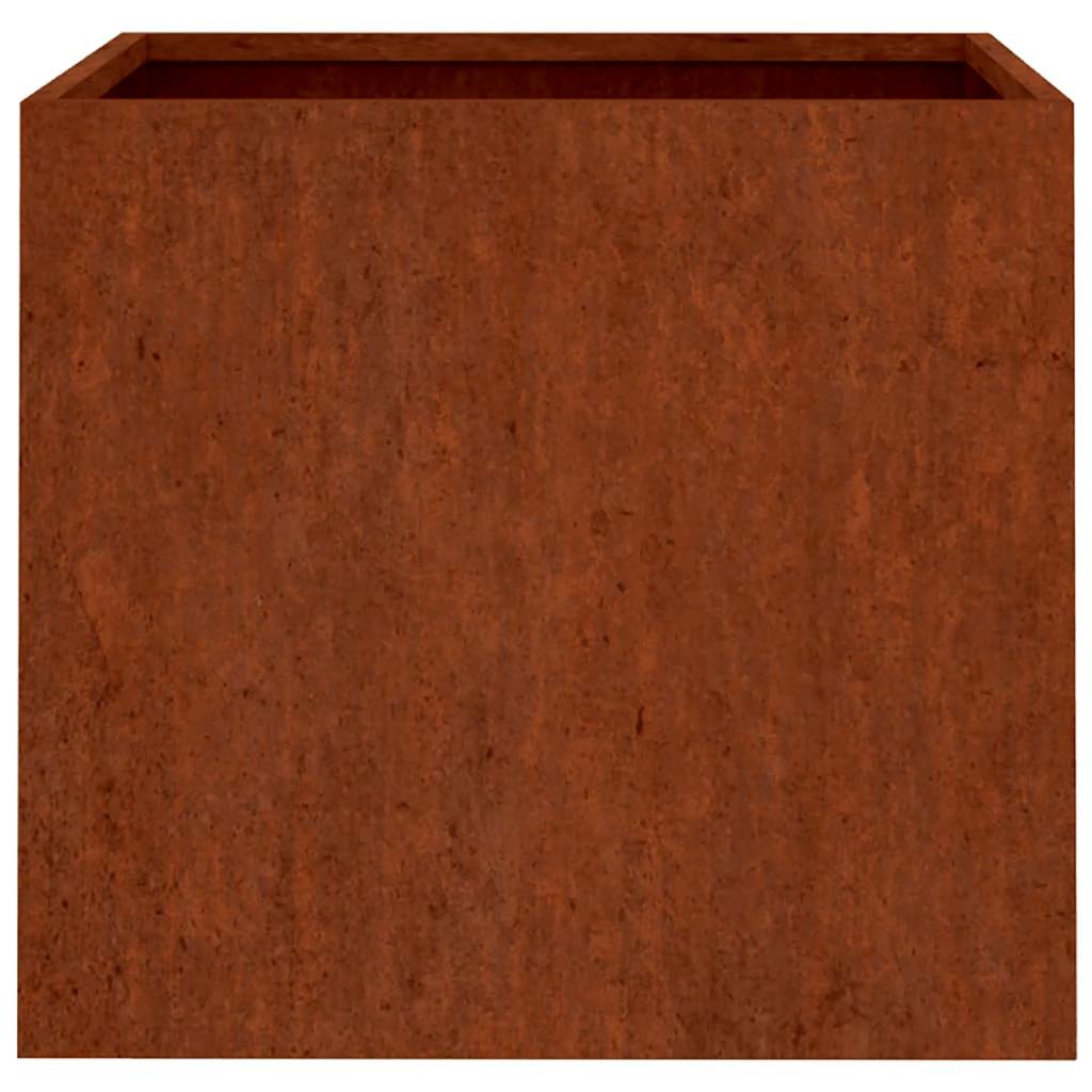 Planters 2 pcs 19.3"x18.5"x18.1" Corten Steel