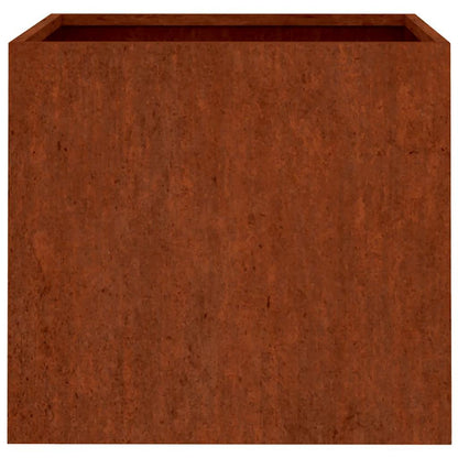Planters 2 pcs 19.3"x18.5"x18.1" Corten Steel