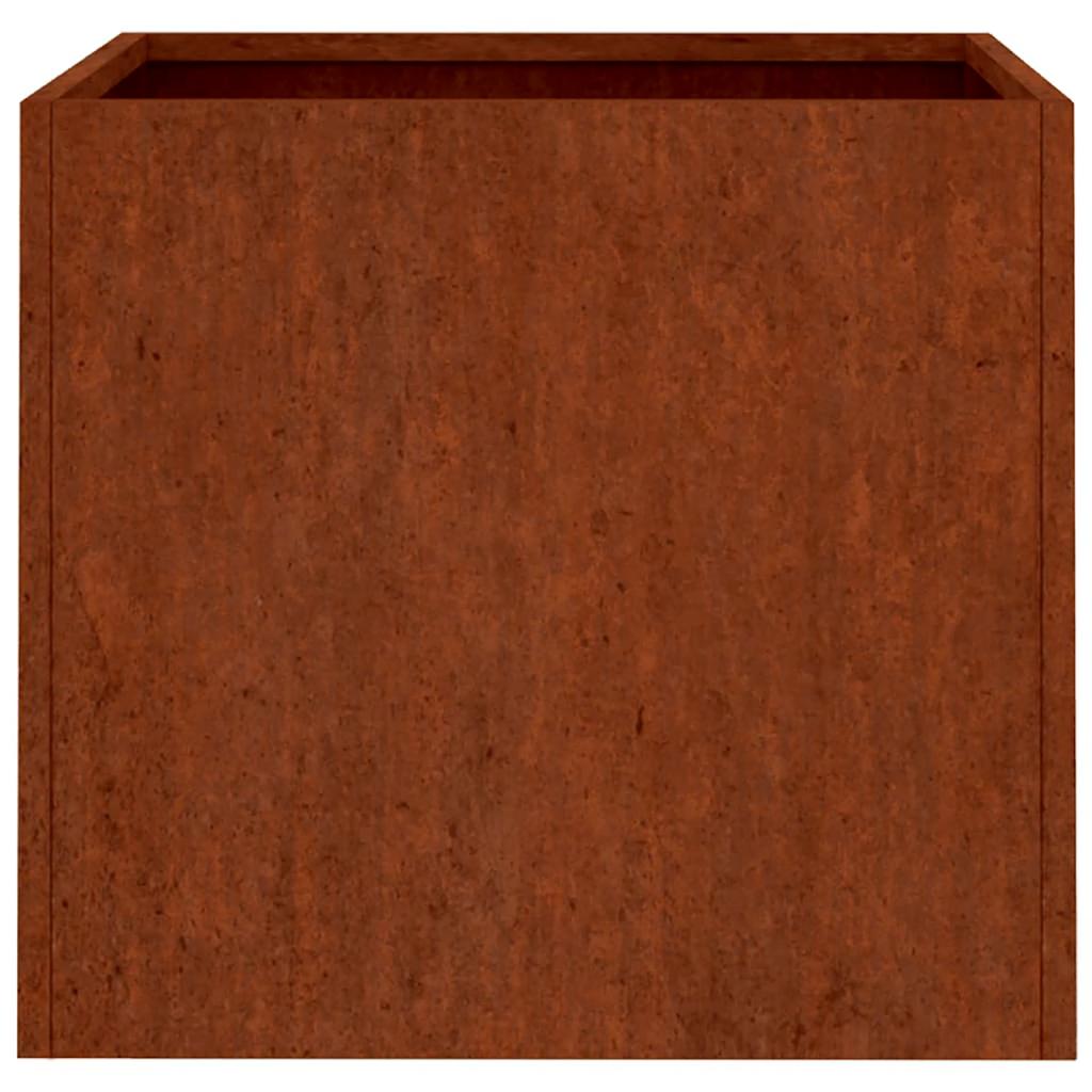 Planters 2 pcs 19.3"x18.5"x18.1" Corten Steel
