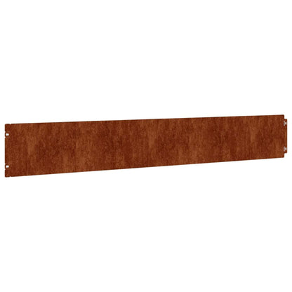 Lawn Edgings 10 pcs 15x103 cm Flexible Corten steel