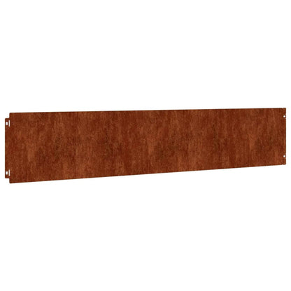 Lawn Edgings 10 pcs 20x103 cm Flexible Corten steel