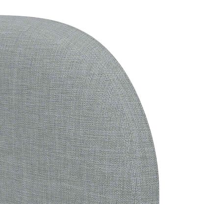 Headboard Ear Light Grey 80 x 23 x 6 cm Fabric