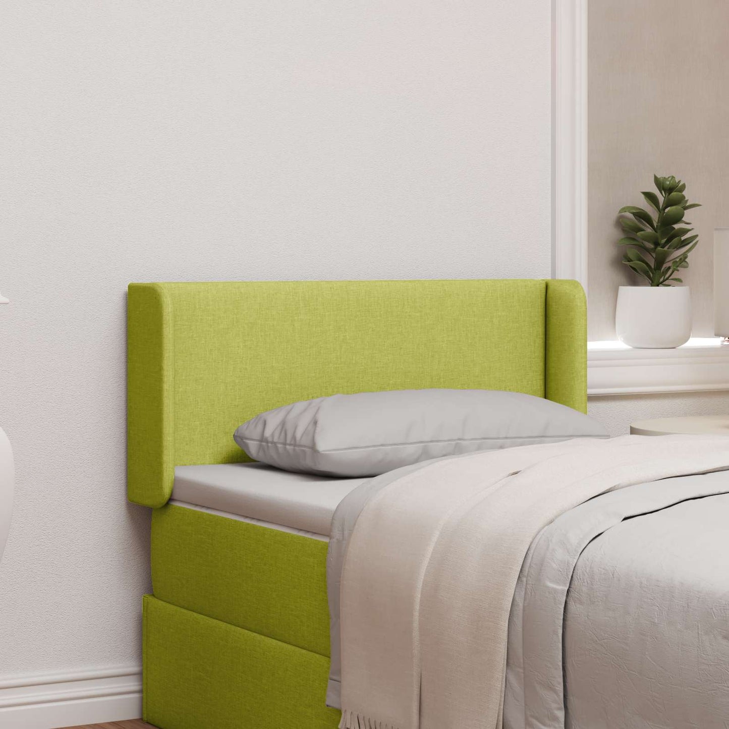 Headboard Ear Green 40.5 x 40.5 x 4 cm Fabric