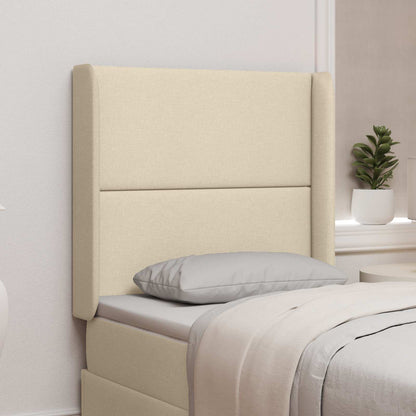 Headboard Ear Cream 80 x 16 x 4 cm Fabric