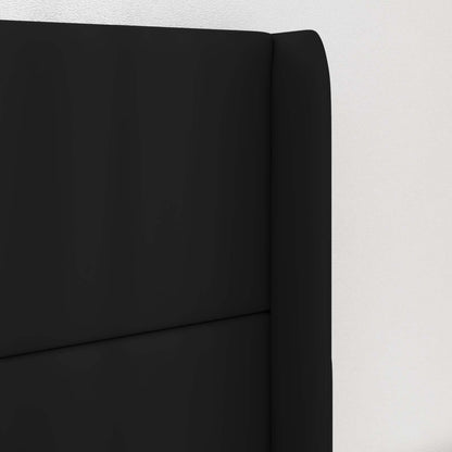 Headboard Ear Black 80 x 16 x 4 cm PVC