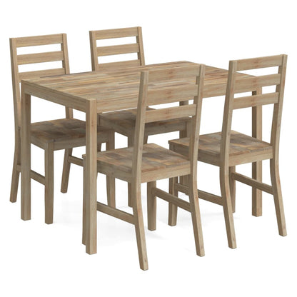 Dining Set | Brown | Solid Acacia wood | Medium | Durable | Dining Set