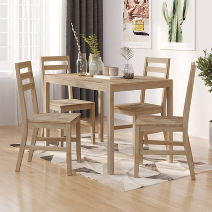 Dining Set | Brown | Solid Acacia wood | Medium | Durable | Dining Set