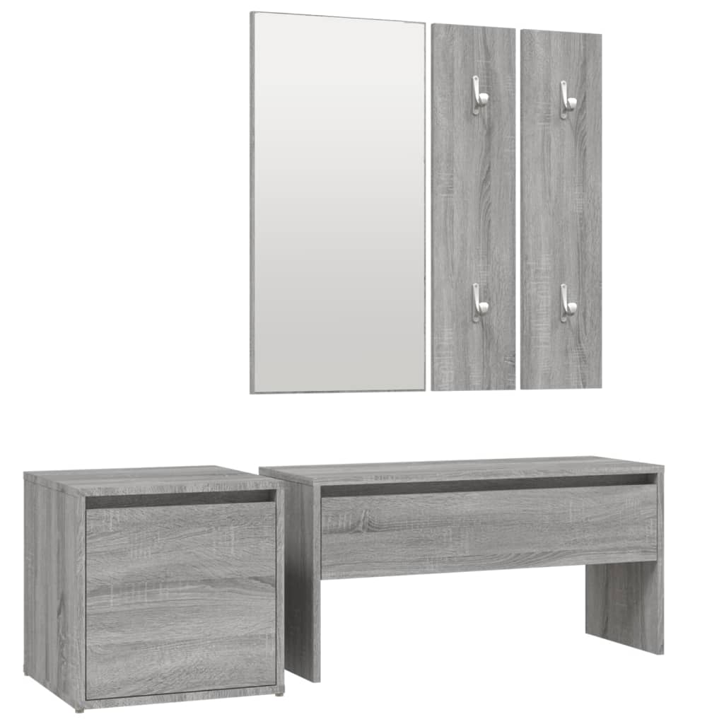 Hallway Furniture Set Grey Sonoma Engineered Wood