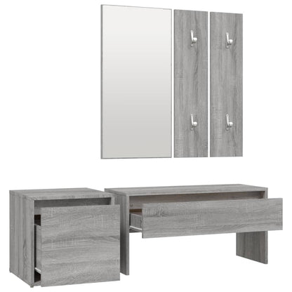 Hallway Furniture Set Grey Sonoma Engineered Wood