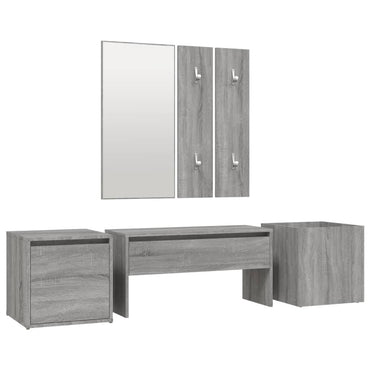 Hallway Furniture Set Grey Sonoma Engineered Wood