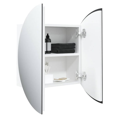 vidaXL Bathroom Cabinet White Engineered wood Medium Bathroom Cabinet