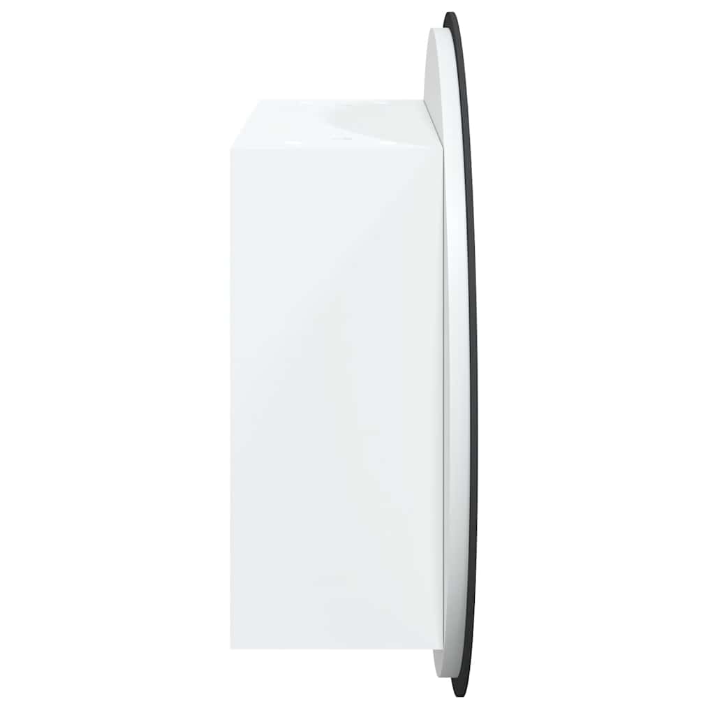 vidaXL Bathroom Cabinet White Engineered wood Medium Bathroom Cabinet