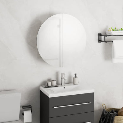 vidaXL Bathroom Cabinet White Engineered wood Medium Bathroom Cabinet
