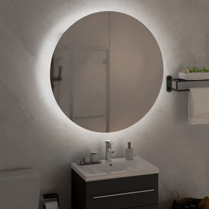 vidaXL Bathroom Cabinet White Engineered wood, glass, PVC, copper Medium