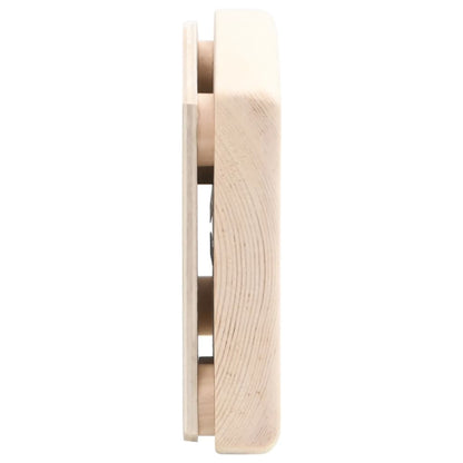 2 in 1 Sauna Hygrothermograph and Sand Timer Set Solid Wood Pine
