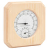 2 in 1 Sauna Hygrothermograph and Sand Timer Set Solid Wood Pine