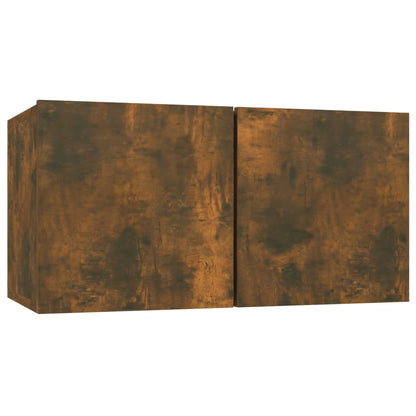 5 Piece TV Cabinet Set Smoked Oak Engineered Wood