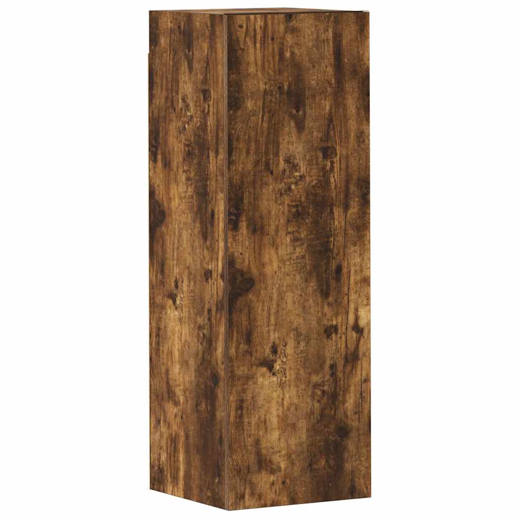 10 Piece TV Cabinet Set Smoked Oak Engineered Wood