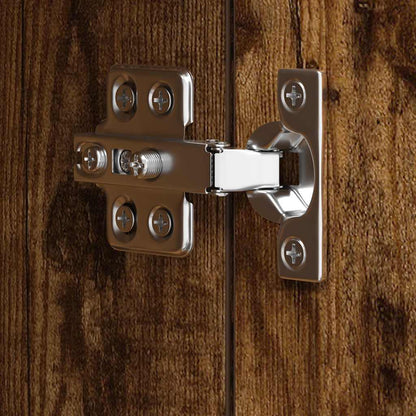 10 Piece TV Cabinet Set Smoked Oak Engineered Wood