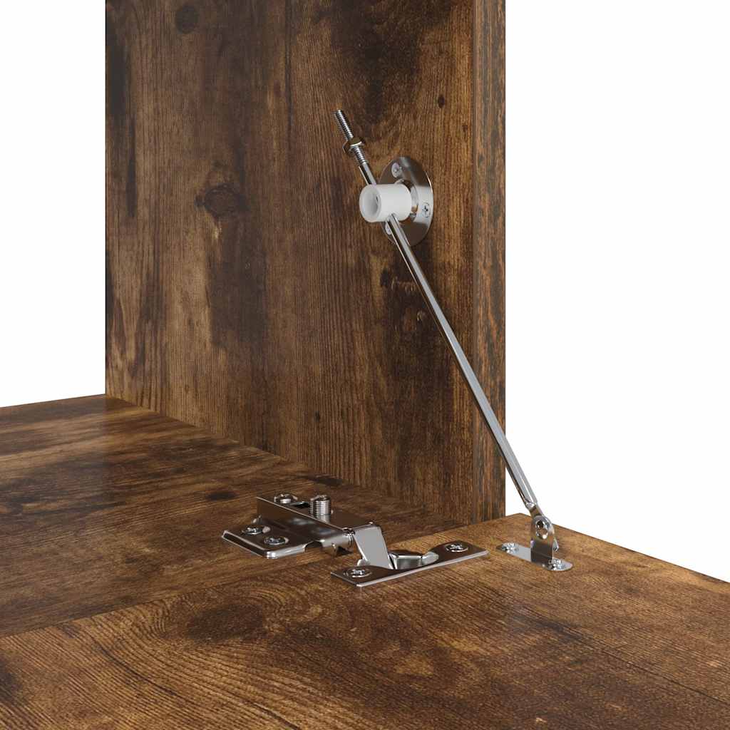 10 Piece TV Cabinet Set Smoked Oak Engineered Wood