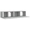 2 Piece TV Cabinet Set Grey Sonoma Engineered Wood