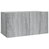 2 Piece TV Cabinet Set Grey Sonoma Engineered Wood