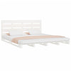 Bed Frame without Mattress White 140x200 cm Solid Wood Pine