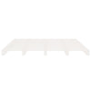 Bed Frame without Mattress White 140x200 cm Solid Wood Pine