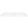 Bed Frame without Mattress White 140x200 cm Solid Wood Pine