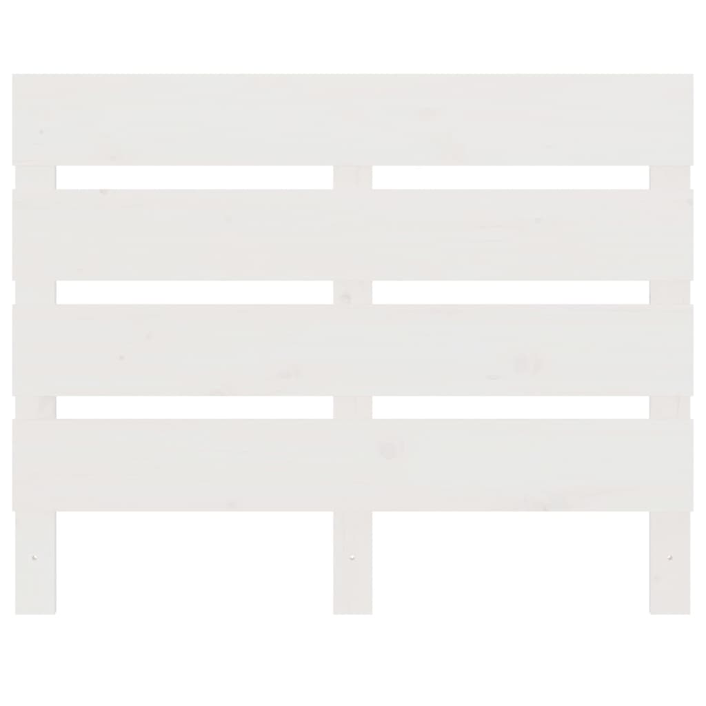 Bed Frame without Mattress White 75x190 cm Small Single Solid Wood Pine