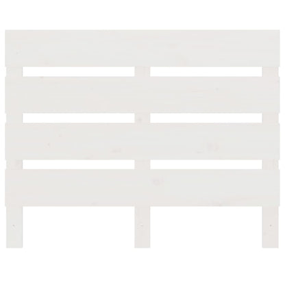Bed Frame without Mattress White 75x190 cm Small Single Solid Wood Pine