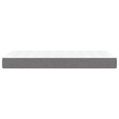 Pocket Spring Bed Mattress Medium Dark Grey 100x190x20 cm Twin