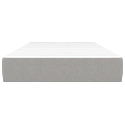 Pocket Spring Bed Mattress Medium Light Grey 100x203x20 cm Twin XL (US only)