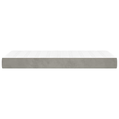 Pocket Spring Bed Mattress Medium Light Grey 100x203x20 cm Twin XL (US only)