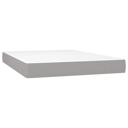 Pocket Spring Bed Mattress Medium Light Grey 137x190x20 cm Full