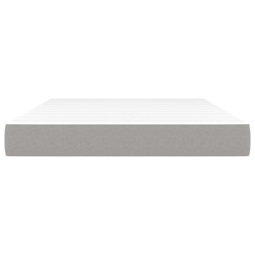 Pocket Spring Bed Mattress Medium Light Grey 137x190x20 cm Full