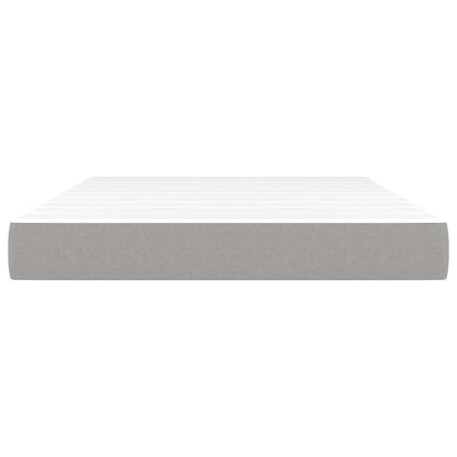 Pocket Spring Bed Mattress Medium Light Grey 137x190x20 cm Full