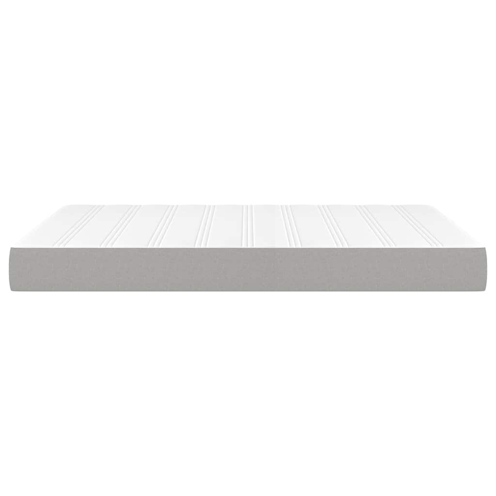 Pocket Spring Bed Mattress Medium Light Grey 137x190x20 cm Full