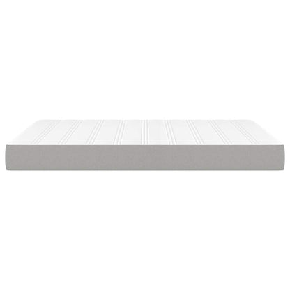 Pocket Spring Bed Mattress Medium Light Grey 137x190x20 cm Full