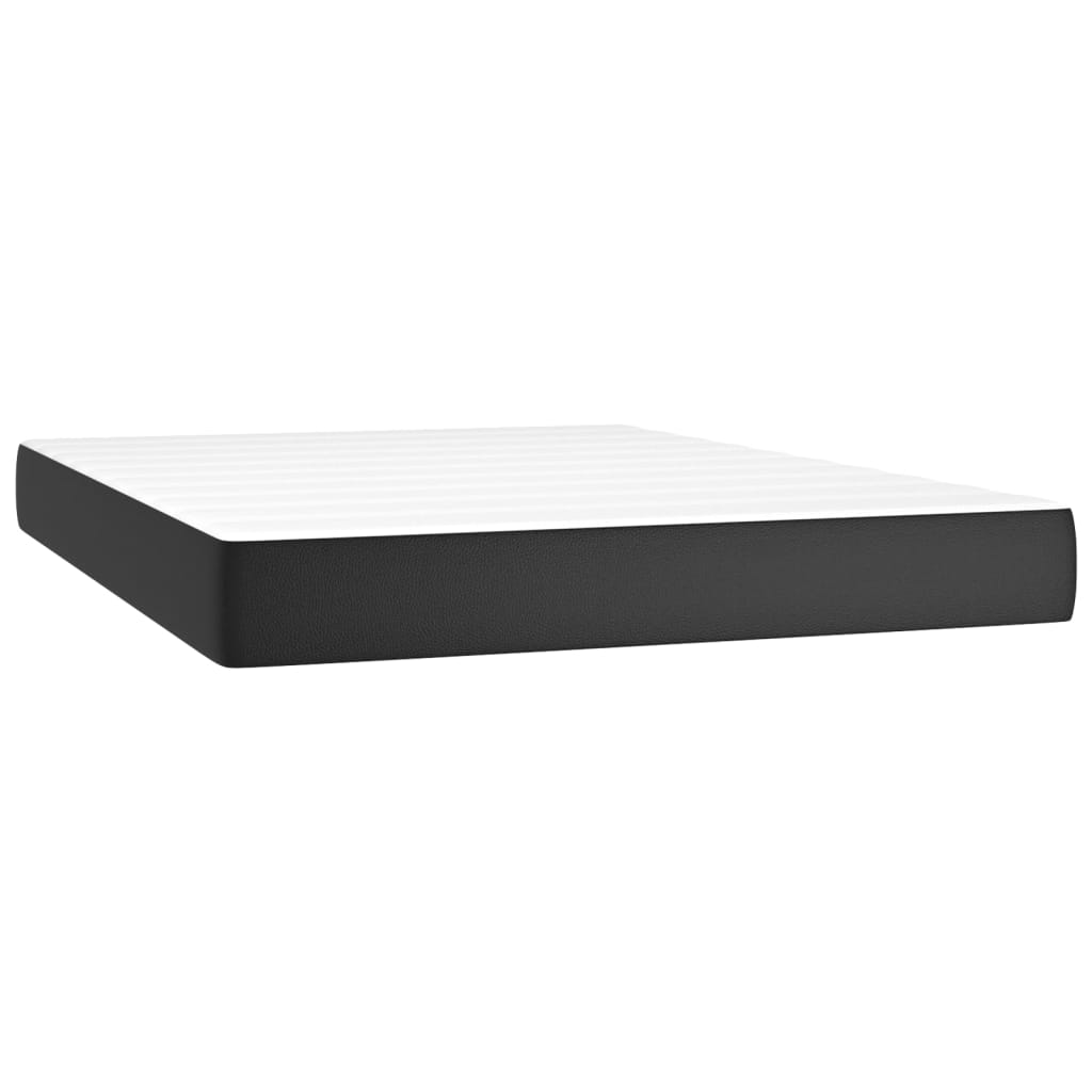 Pocket Spring Bed Mattress Medium Black 137x190x20 cm Full (US only)