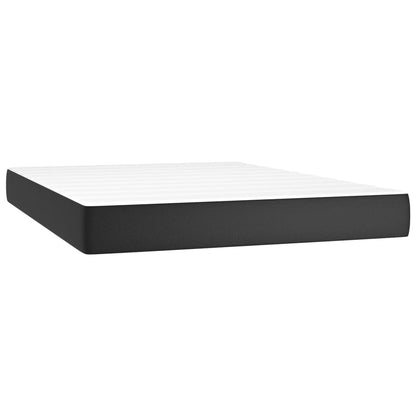 Pocket Spring Bed Mattress Medium Black 137x190x20 cm Full (US only)