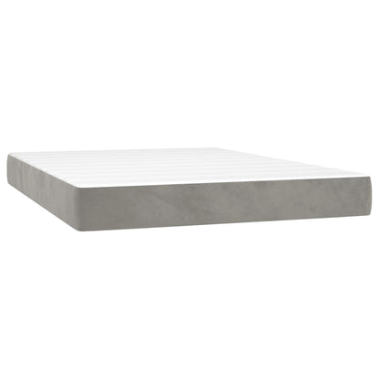 Pocket Spring Bed Mattress Medium Light Grey 137x190x20 cm Full (US only)