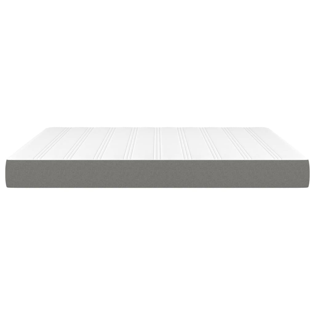 Pocket Spring Bed Mattress Medium Dark Grey 183x213x20 cm California King (US only)
