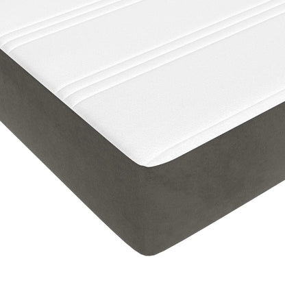 Pocket Spring Bed Mattress Medium Dark Grey 183x213x20 cm California King (US only)