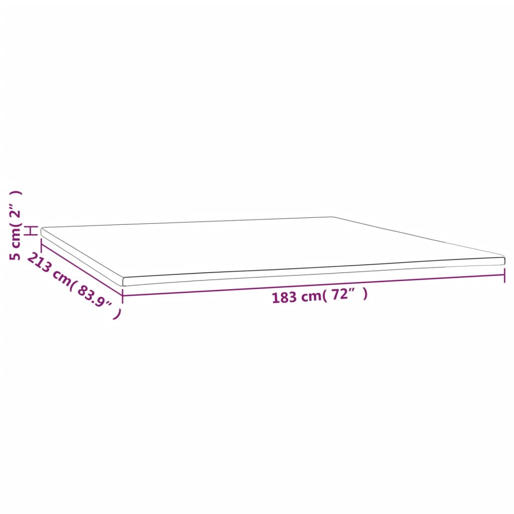 Mattress Topper 183x213x5 cm California King (US only)