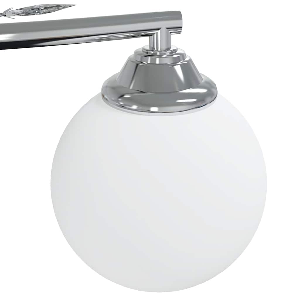 Ceiling Lamp with Round Glass Shades for 4 G9 LED Lights