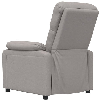 Massage Chair Taupe Fabric