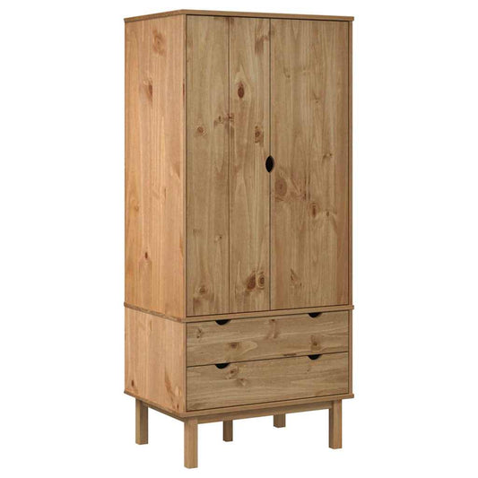Wardrobe | Solid pinewood, engineered wood | Large | Wardrobe