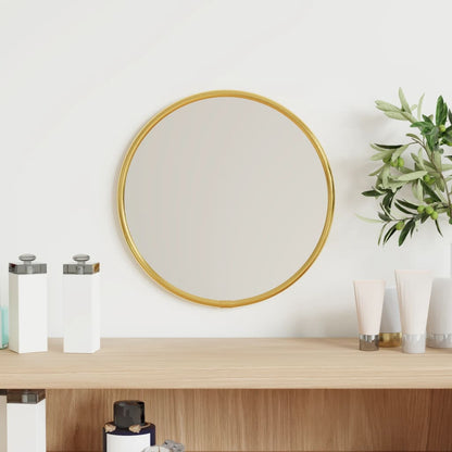 Wall Mirror Gold Ø 20 cm Round