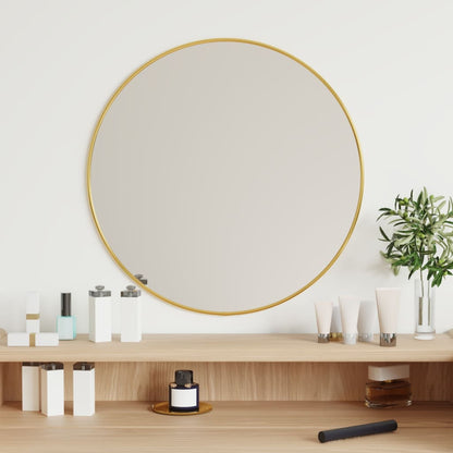 Wall Mirror Gold Ø 50 cm Round